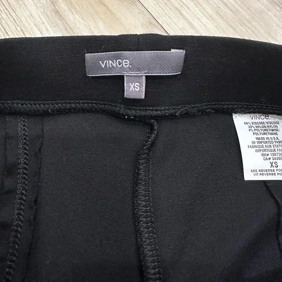 Vince. Black Back Seam Stitch Legging - Picture 12 of 14